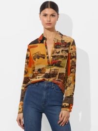 Ao X Bronco Willa Top In Bronco Alice Olivia at Alice + Olivia