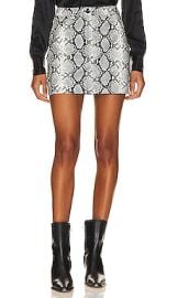 Apparis Gretchen Python Skirt In White Python at Revolve