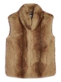 Apparis Laila Sleeveless Vest Brown at Farfetch