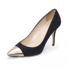 April Gold Cap Toe Pump at Club Monaco