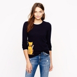 Aprils kitty sweater at Jcrew at J. Crew