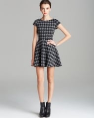 Aqua Dress - Houndstooth at Bloomingdales