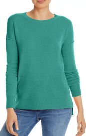 Aqua High/Low Cashmere Sweater at Bloomingdales