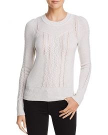 Aqua Mixed Knit Cashmere Sweater at Bloomingdales