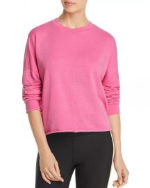 Aqua Raw Edge Sweatshirt at Bloomingdales