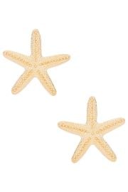 Aqua Starfish Stud Earrings at Revolve