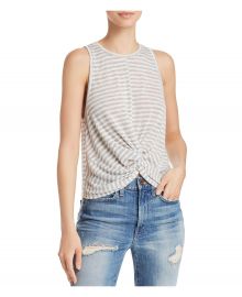 Aqua Striped Twist Tank Top at Bloomingdales