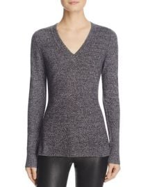 Aqua V-Neck Cashmere Sweater at Bloomingdales