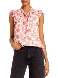 Aqua Womens Floral V-Neck Blouse Shop Premium Outlets at Shop Simon