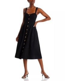 Aqua x Liat Baruch Button Front Midi Dress at Bloomingdales