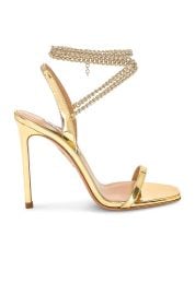 Aquazzura Flash Sandal in Soft Gold at FWRD