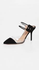 Aquazzura Optic 85mm Mules at Shopbop