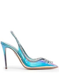 Aquazzura Seduction 105mm Crystal Pumps - at Farfetch