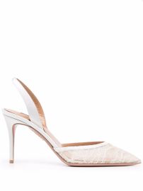 Aquazzura So Nude 85mm Pumps - at Farfetch