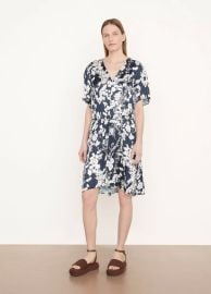 Arboretum Short-Sleeve Dress in Dresses at Vince