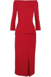 Ardingly crepe peplum dress at Net A Porter