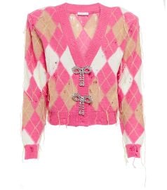 Area - Crystal-embellished cardigan at Mytheresa