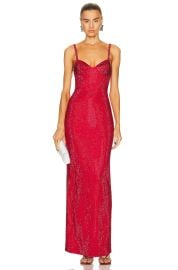 Area Crystal Embellished Gown at Forward