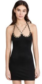 Area Crystal Heart Halter Dress at Shopbop