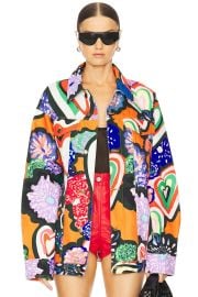 Area Denim Jacket In Multi at Revolve