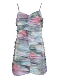 Area Multicolored Ruched Mini Dress at The Webster