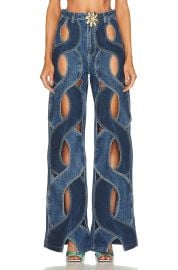 Area Rope Cutout Wide Leg Pant at FWRD