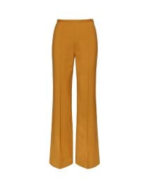 Argent Slim Pintuck Trouser in Mustard at Argent