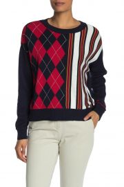 Argyle & Stripe Sweater at Nordstrom Rack