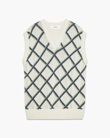 Argyle Knitted Vest American Rag Cie at American Rag