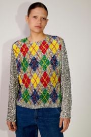Argyle Sequin Top ASHISH at Ashish