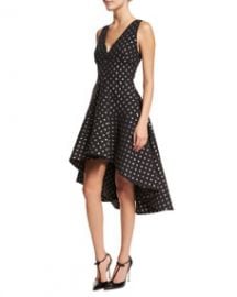 Aria Starlight High-Low Dress Black at Neiman Marcus