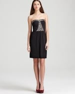 Aria's black dress at Bloomingdales