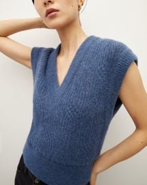 Arida Knit Vest at Veronica Beard