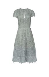 Arielle Leaf Lace Dress at Reiss