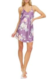 Arisa Floral Charmeuse Chemise at Nordstrom