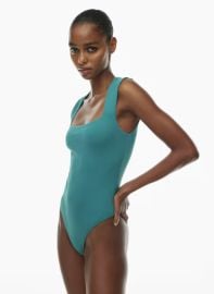 Aritzia Contour Esteem Bodysuit in Oxidized Teal at Aritzia
