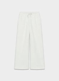 Aritzia Cozy Sweatfleece Mega Flutter Sweatpant in Heather Cloud White at Aritzia