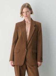 Aritzia Generation Blazer in Chocolatier Brown at Aritzia