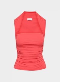 Aritzia Original Contour Flourish Top in Cherry Red at Aritzia