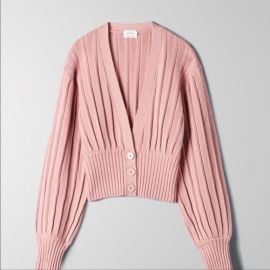 Aritzia Wilfred Thais Plunge Cardigan at Poshmark