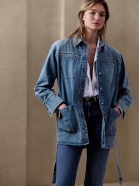 Arizona Denim Shirt Jacket at Banana Republic