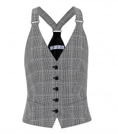 Arley checked cotton vest at Mytheresa