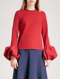 Arlo crepe top at Selfridges