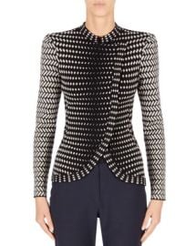 Armani Asymmetric Front Jacquard Blazer Bloomingdales at Bloomingdales