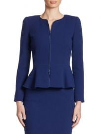 Armani Collezioni - Wool Peplum Jacket at Saks Fifth Avenue