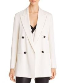 Armani Double-Breasted Peak-Lapel Blazer Women - Bloomingdale s at Bloomingdales