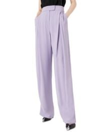 Armani Emorio Pleated Wide Leg Pants Bloomingdales at Bloomingdales