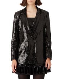 Armani Sequin Double Breasted Blazer Bloomingdales at Bloomingdales