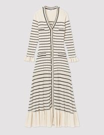 Armelline Long sailor-striped dress - Dresses Paris at Sandro