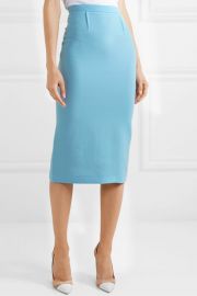 Arreton wool-crepe pencil skirt at Net A Porter